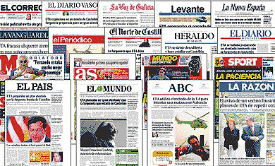 Portadas de diarios